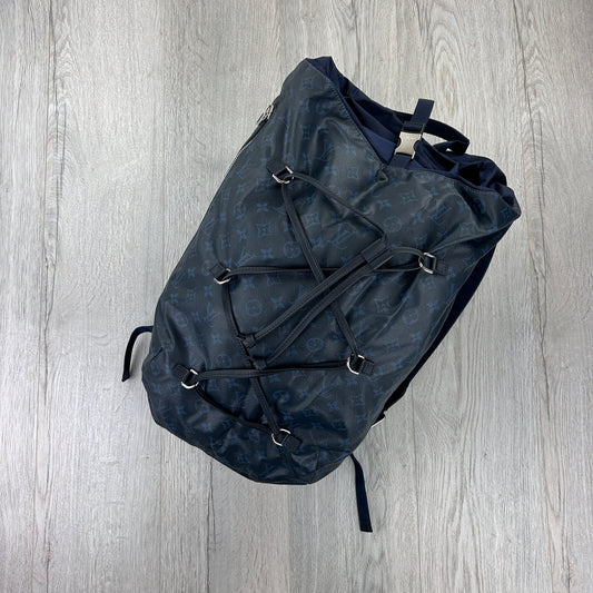 Louis Vuitton Men’s Christopher Navy Monogram Backpack