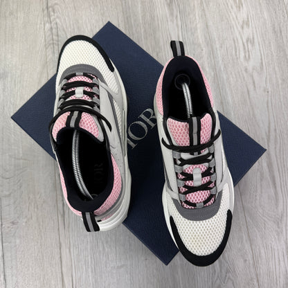 Dior B22 Men’s Pale Pink Grey & White Trainers - 45 (Fit Uk 10/10.5)