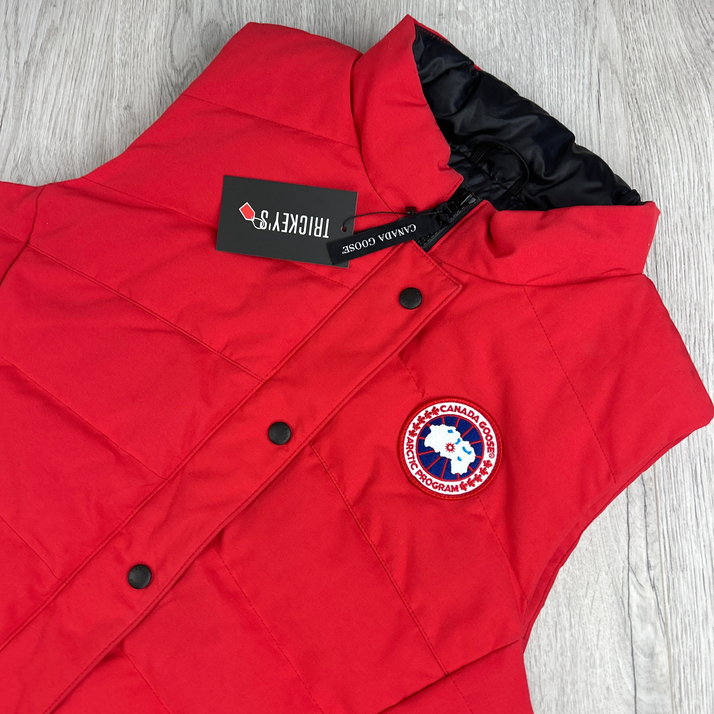 Red canada hot sale goose gilet