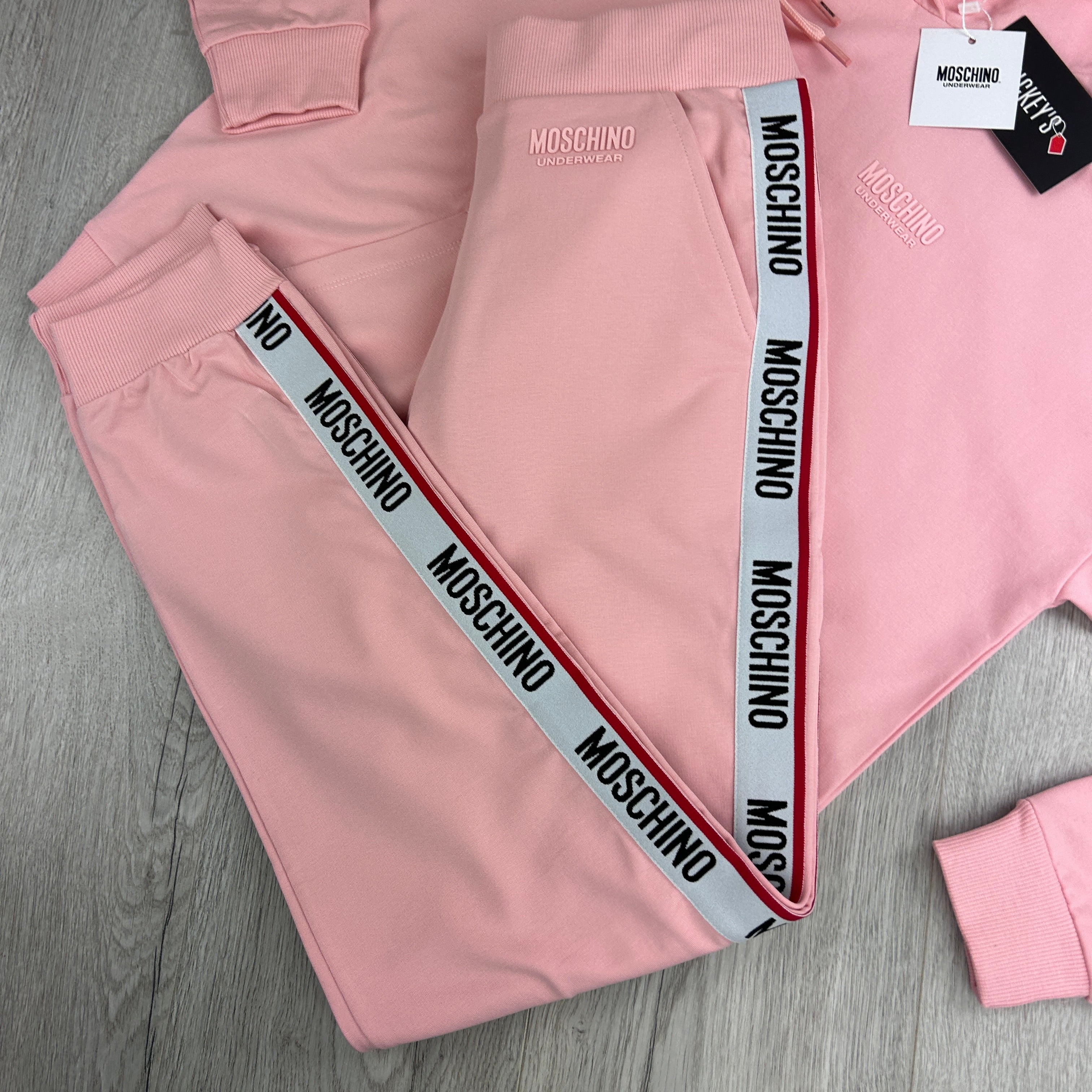 Moschino pink discount tracksuit womens