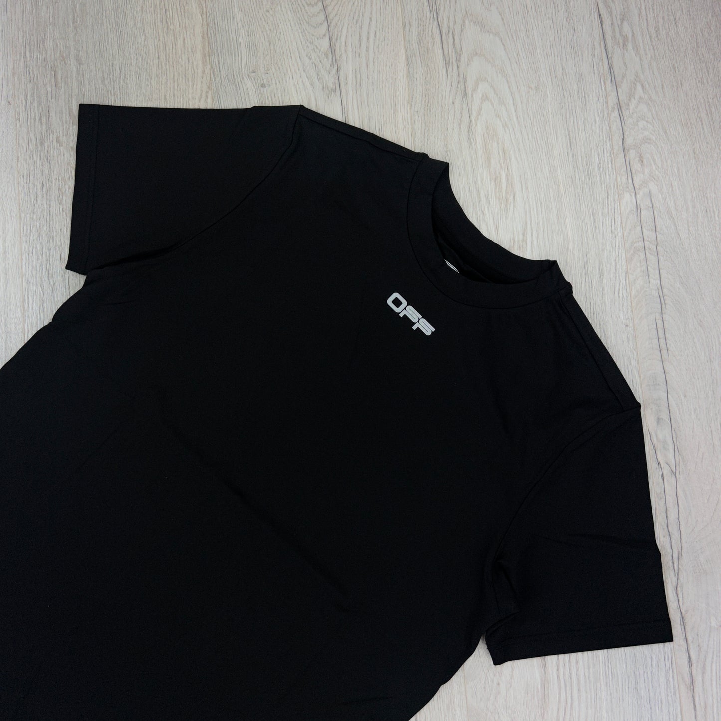 Off White Men’s Athleisure Black Reflective T-shirt