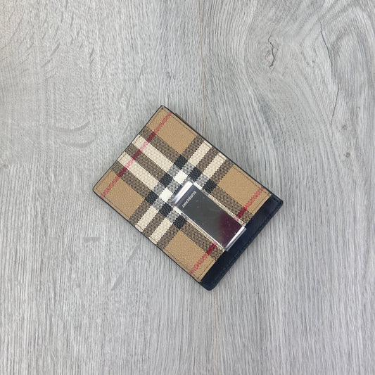 Burberry Original Card Holder With Clip