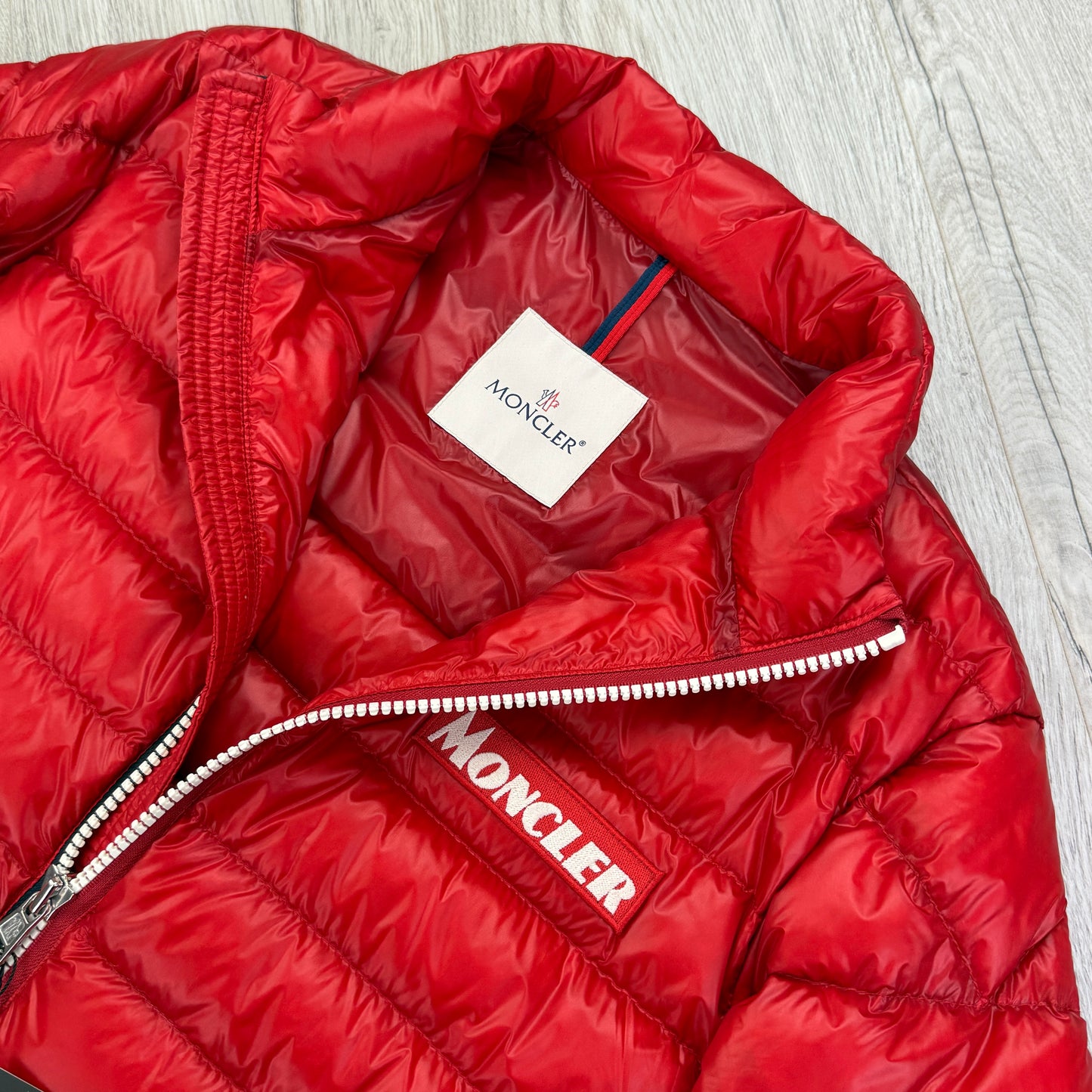 Moncler Men’s Red Petichet Down Jacket - Size 2