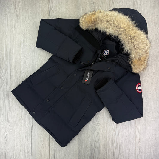 Canada Goose Men’s Navy Carson Parker Jacket - Small Fusion