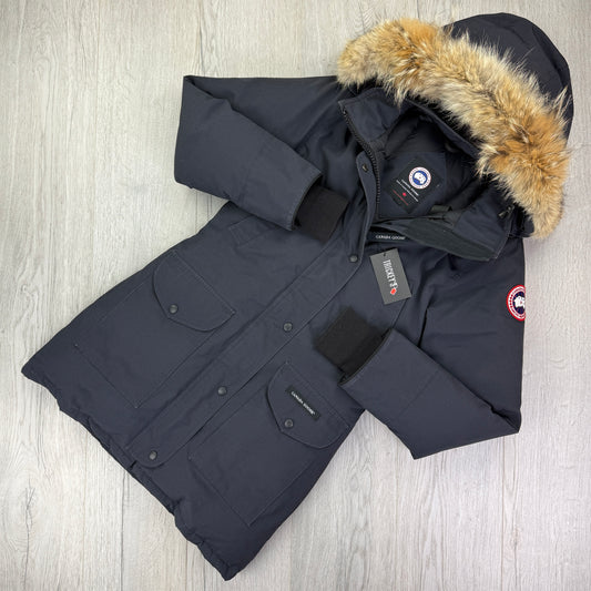 Canada Goose Women’s Trillium Navy Parka Jacket - Small