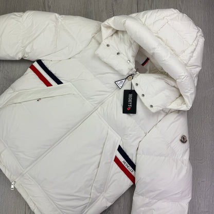 Moncler Fleole Men’s White Down Jacket - Size 4