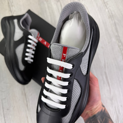 Prada Men’s America's Cup Black & Grey Trainers