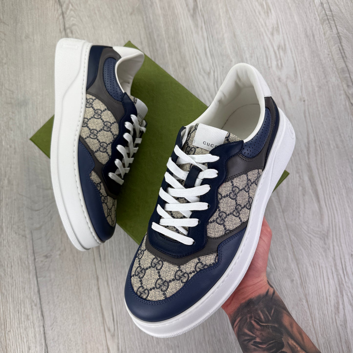 Gucci Men’s GG Low Trainers - Uk 12