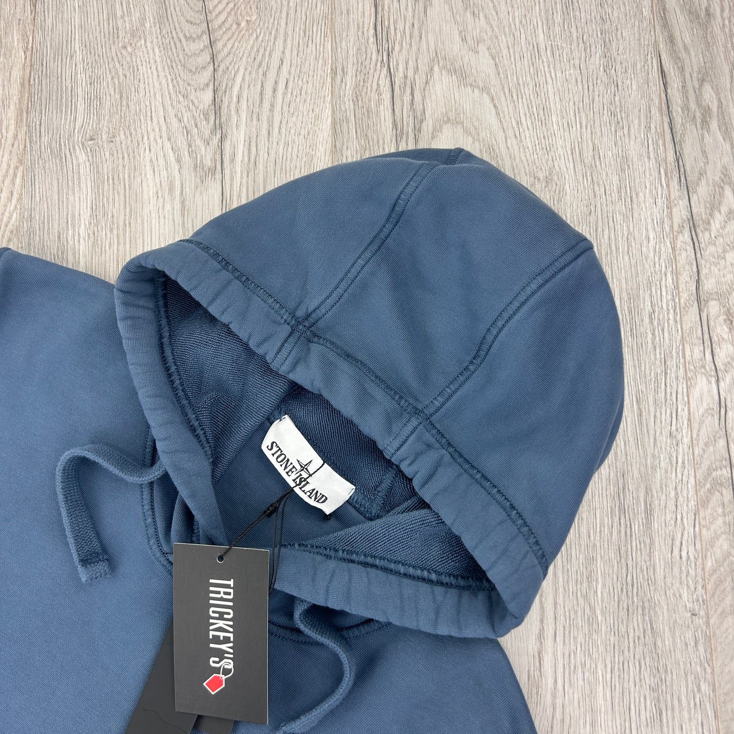 Stone Island Men’s Blue Pullover Hoodie