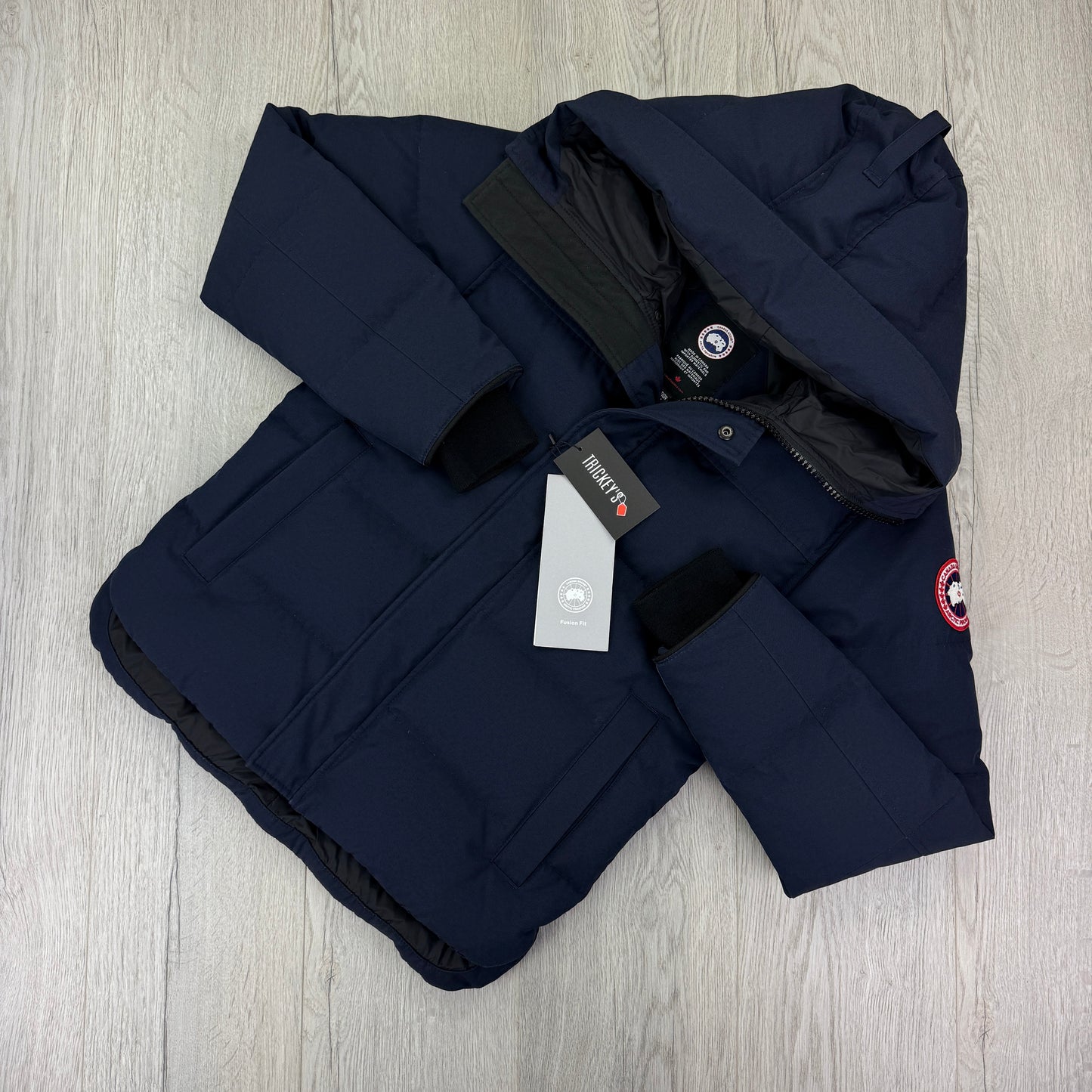 Canada Goose Men’s Navy MacMillan Down Jacket - Small Fusion