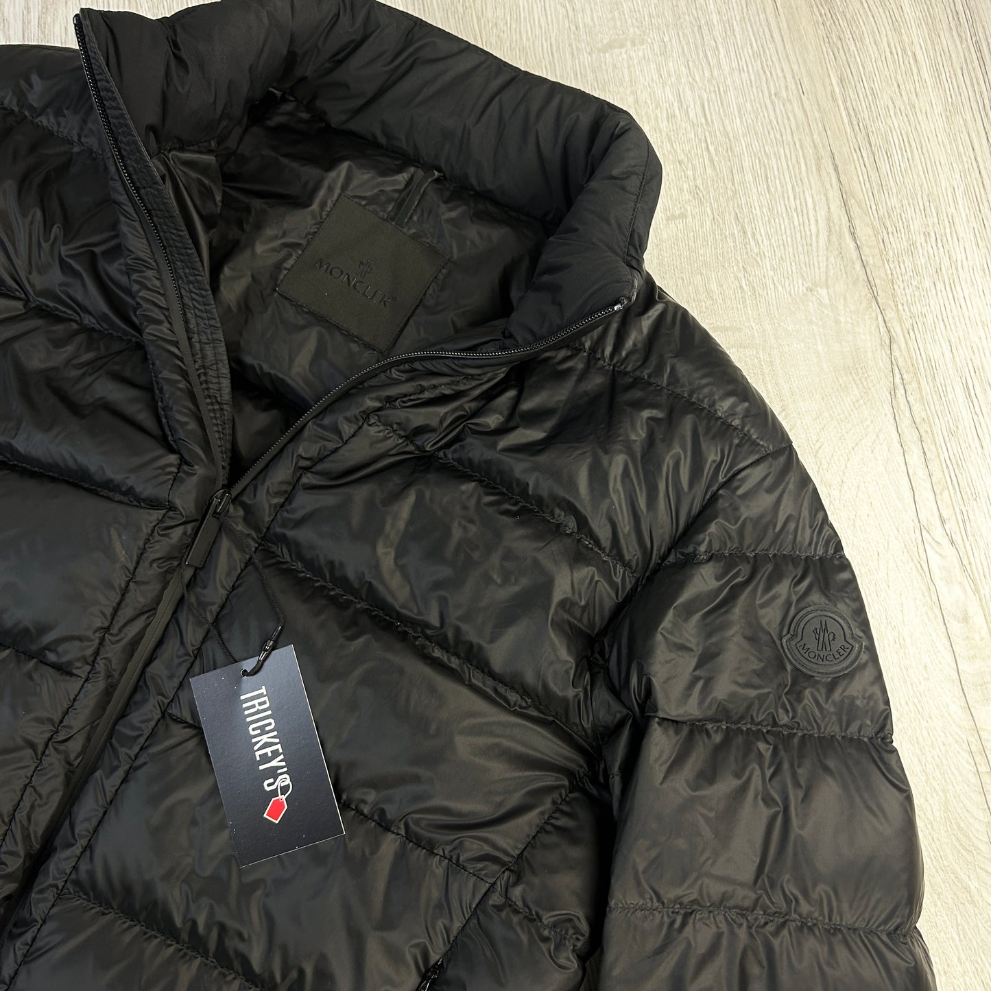 Moncler Men’s Black Zip-up Peyre Down Jacket - Size 5