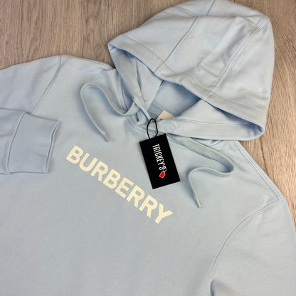 Burberry Men’s Baby Blue Pullover Hoodie