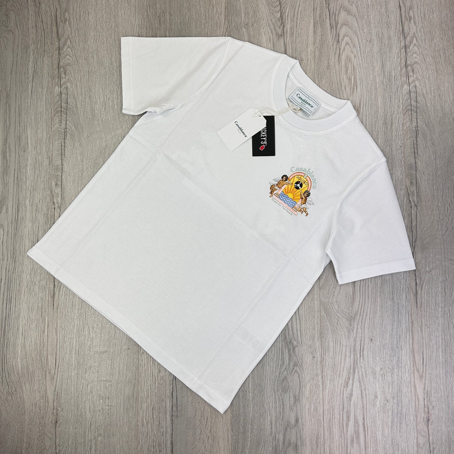 Casa Blanca Men’s White T-shirt ‘Sounds’