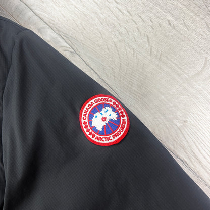 Canada Goose Men’s Black Zip-up Lodge Jacket - Large