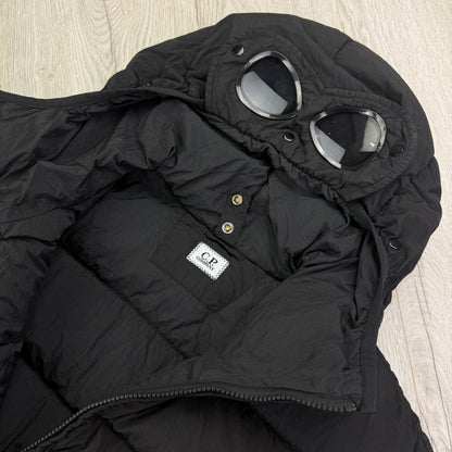 Cp Company Men’s Black Chrome-R Goggled Zip-up Down Jacket