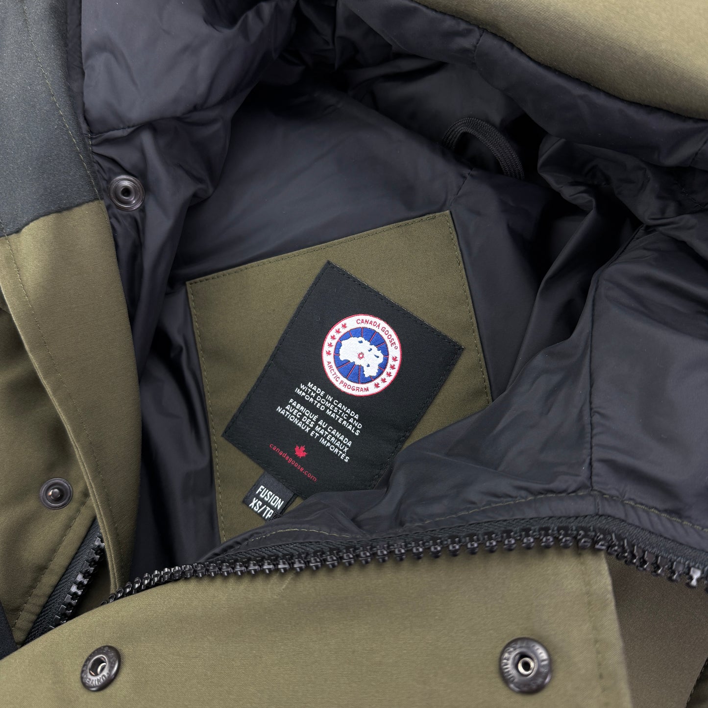 Canada Goose Men’s Khaki MacMillan Jacket - XS Fusion