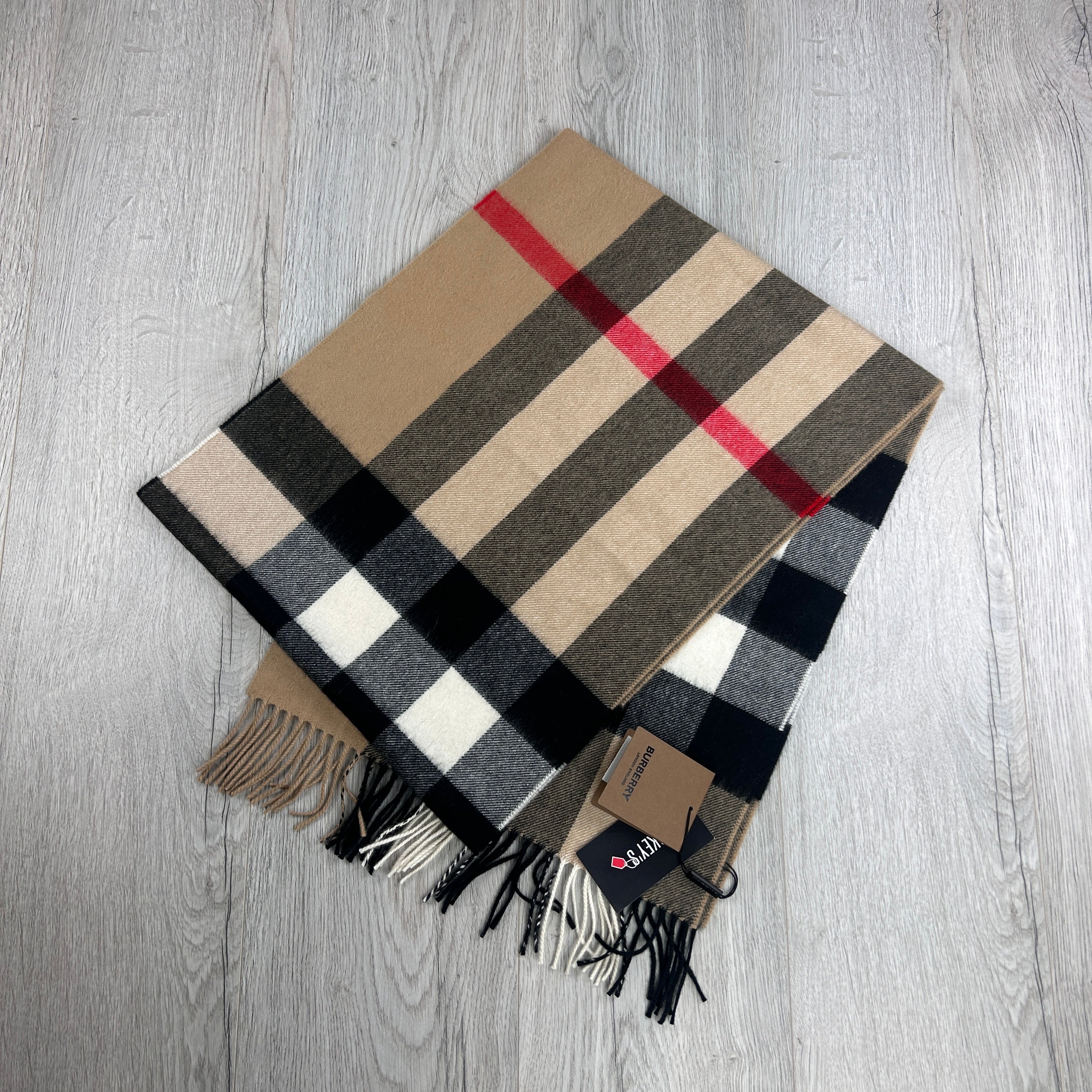 Burberry big check store scarf