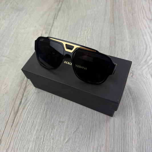 Dolce & Gabbana Men’s Black & Sold Sunglasses