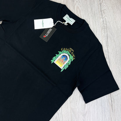 Casa Blanca Avenida Men’s Black T-shirt & Short Set