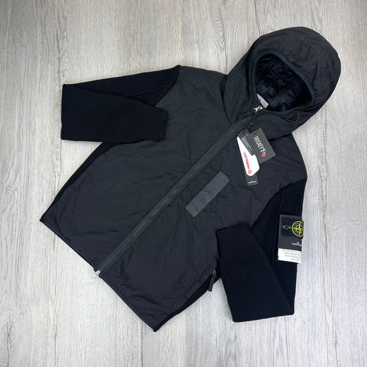 Stone Island Men’s Metal Nylon & Knitted Zip-up Primaloft Jacket
