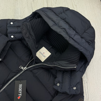 Moncler Men’s Black Badge Navy Down Jacket - Size 1