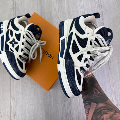 Louis Vuitton Men’s Navy & White Skate Trainers - Uk 6.5 (Fit Uk 7.5)