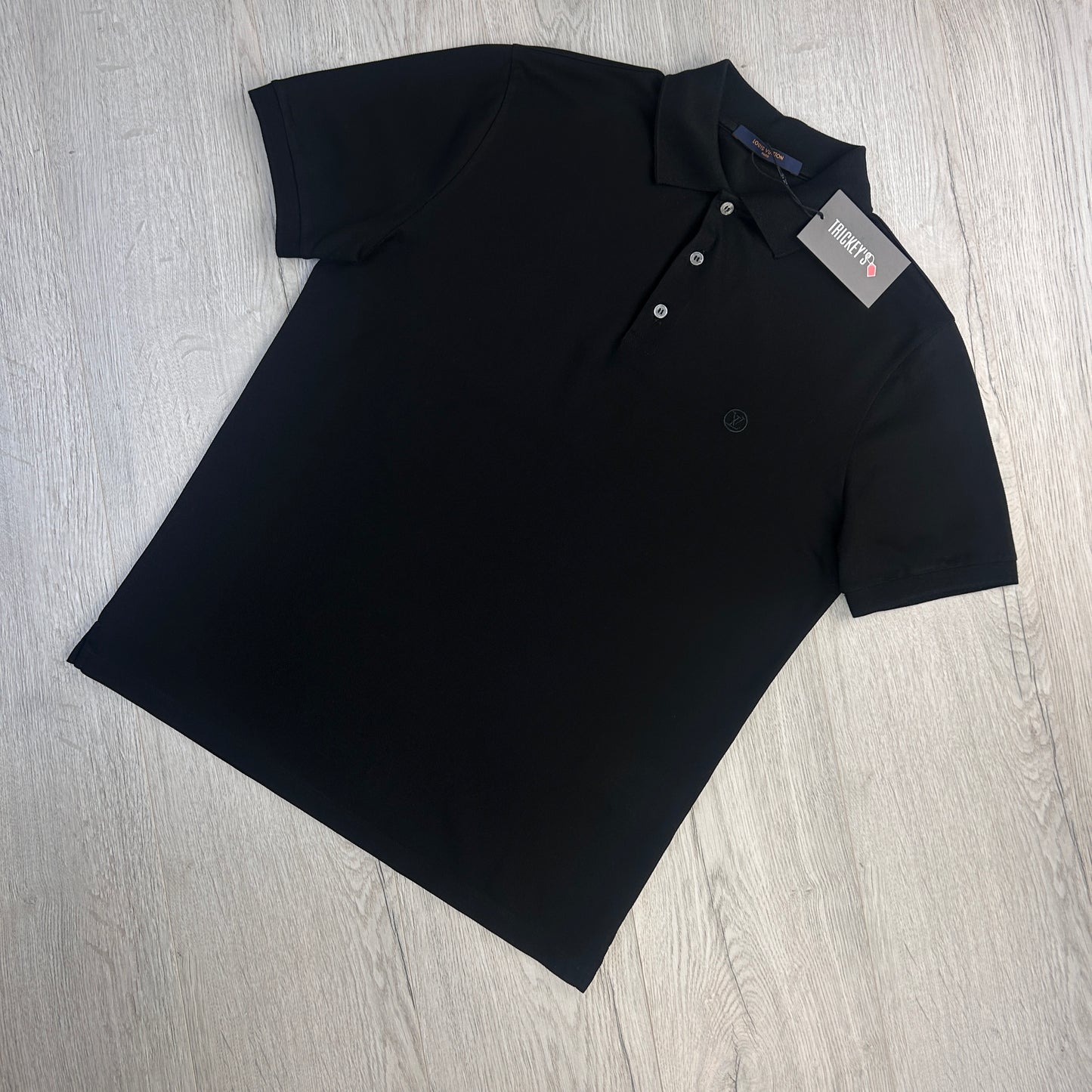 Louis Vuitton Men’s Black Polo Shirt - Medium