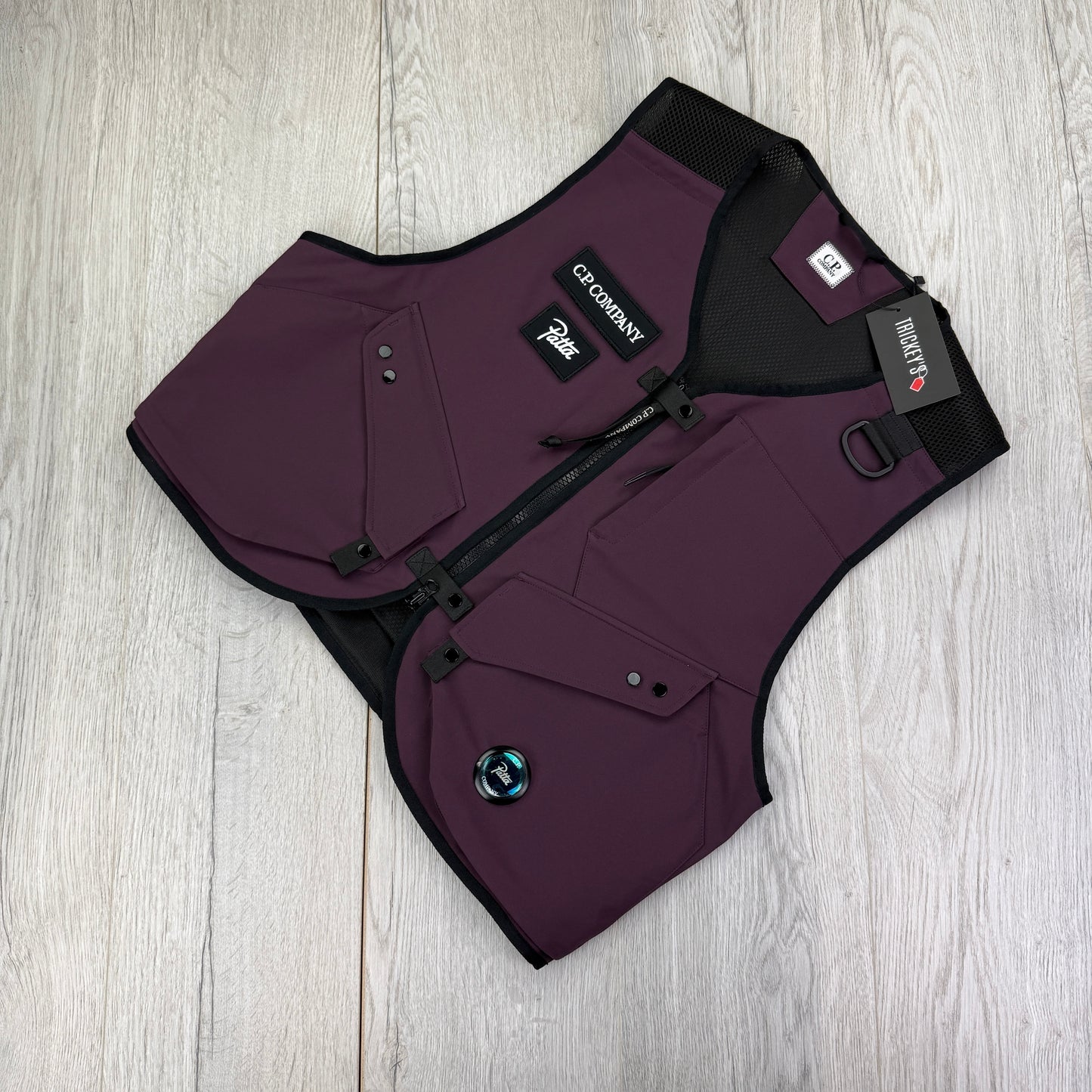 Cp Company x Patta Men’s Burgundy Gilet - XL