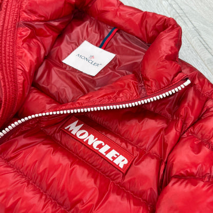 Moncler Men’s Red Petichet Down Jacket - Size 2