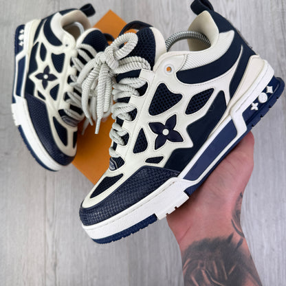 Louis Vuitton Men’s Navy & White Skate Trainers - Uk 6.5 (Fit Uk 7.5)