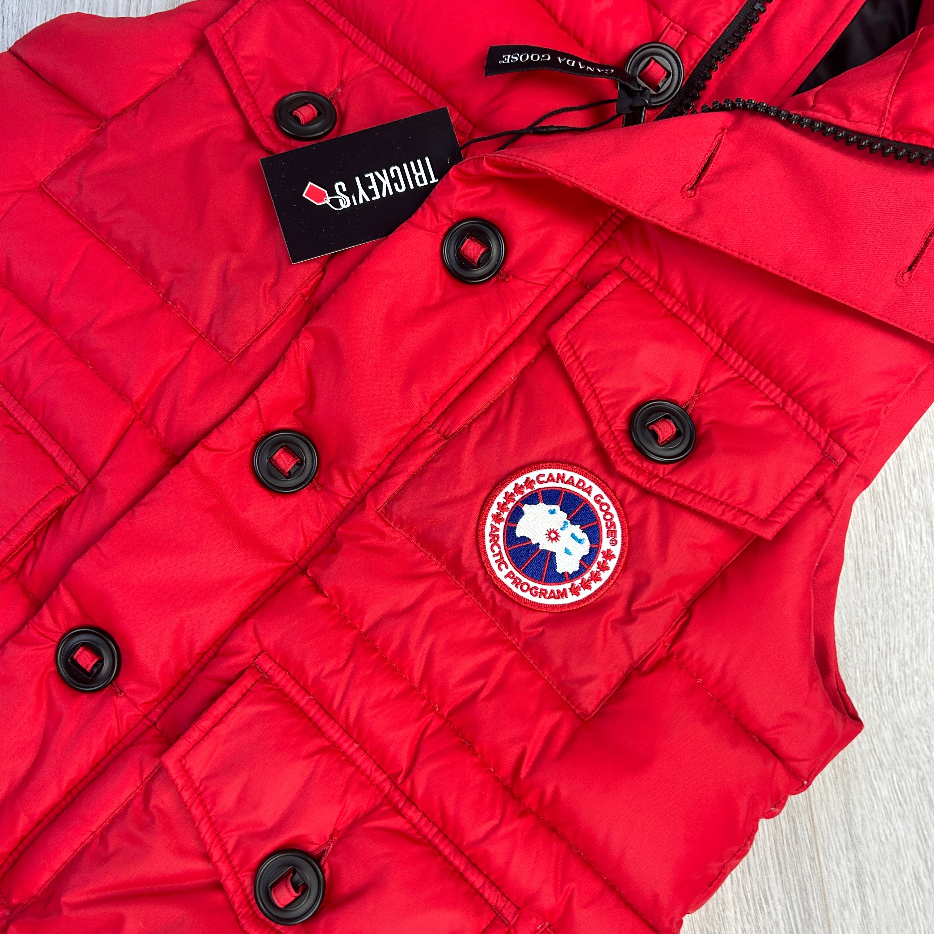 Canada goose outlet red body warmer