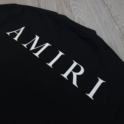 Amiri Men’s Black MA Logo Crewneck Jumper