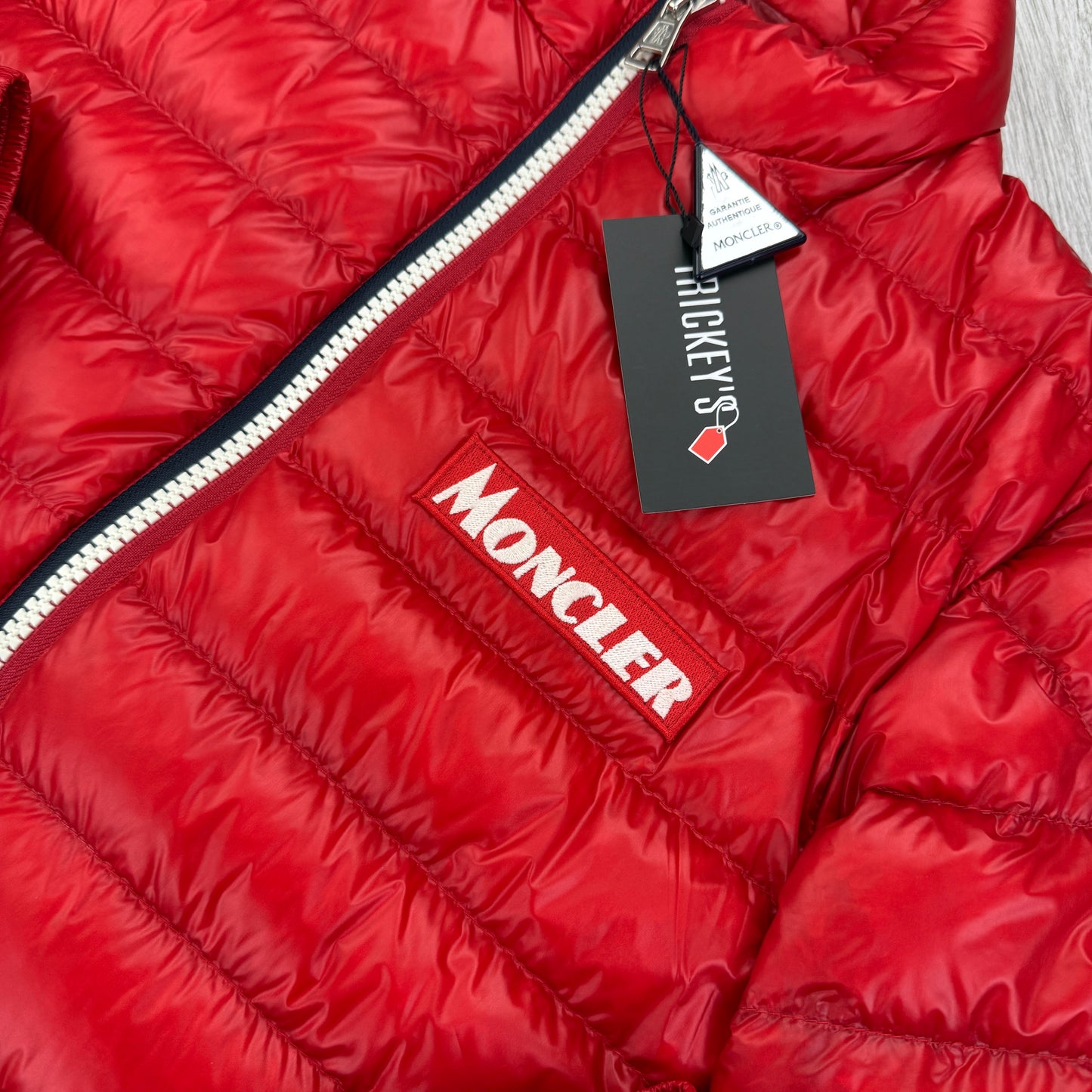 Moncler Men’s Red Petichet Down Jacket - Size 2