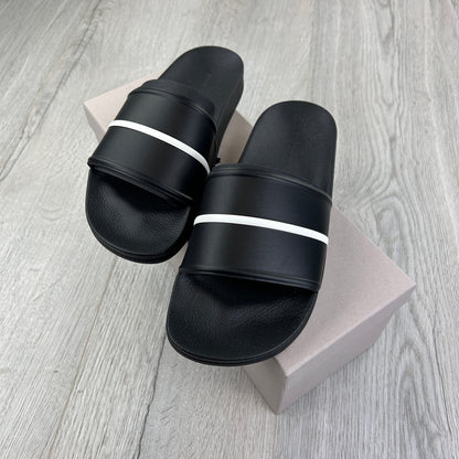 Palm Angels Men’s Black Standard Sliders