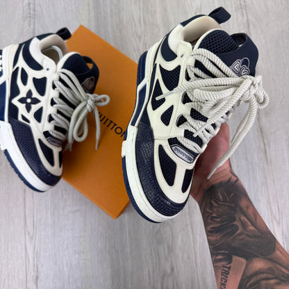 Louis Vuitton Men’s Navy & White Skate Trainers - Uk 6.5 (Fit Uk 7.5)