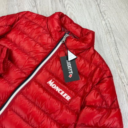 Moncler Men’s Red Petichet Down Jacket - Size 2