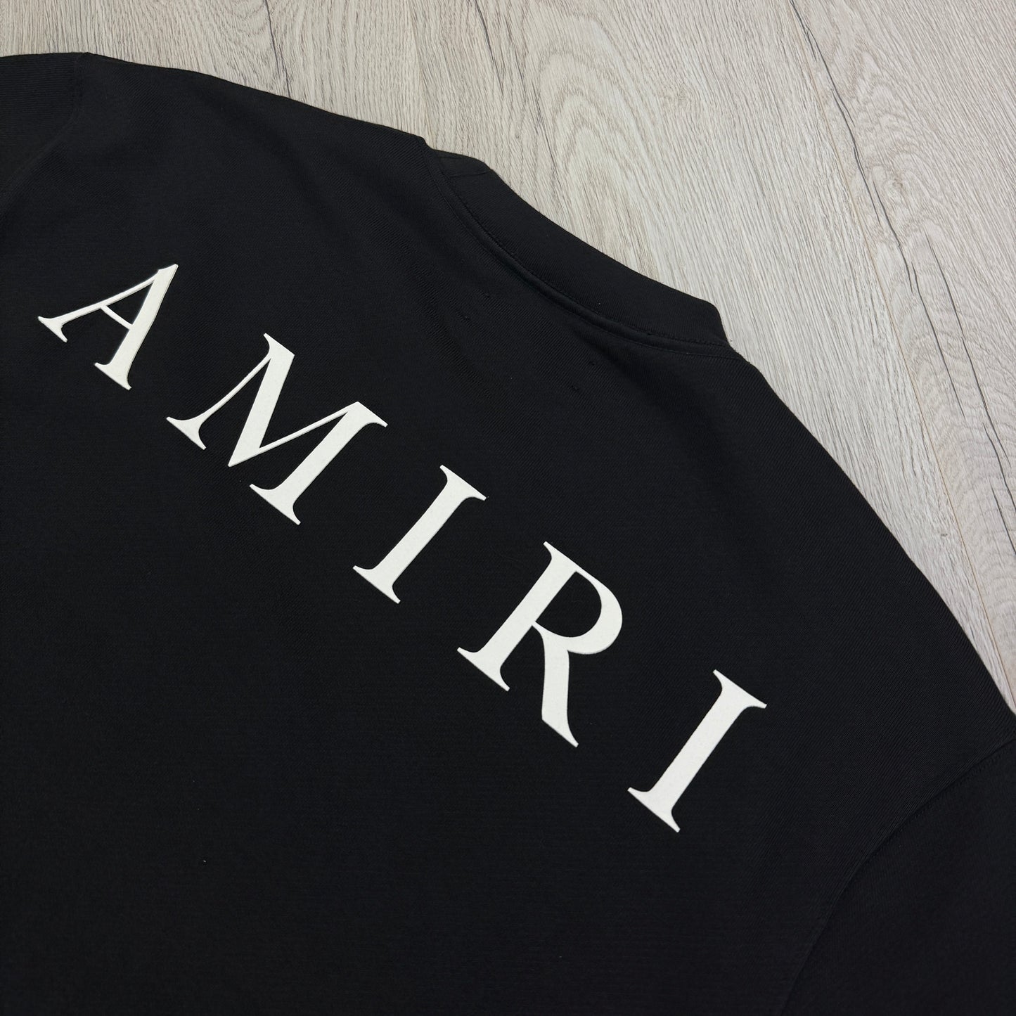 Amiri Men’s Black MA Logo Crewneck Jumper