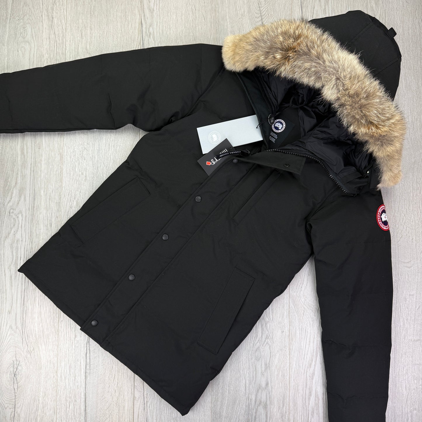 Canada Goose Men’s Black Carson Parker Jacket - Small