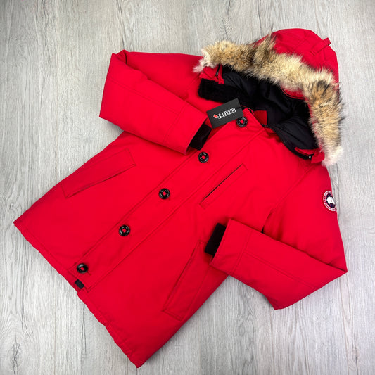 Canada Goose Men’s Red Chateau Parker Jacket