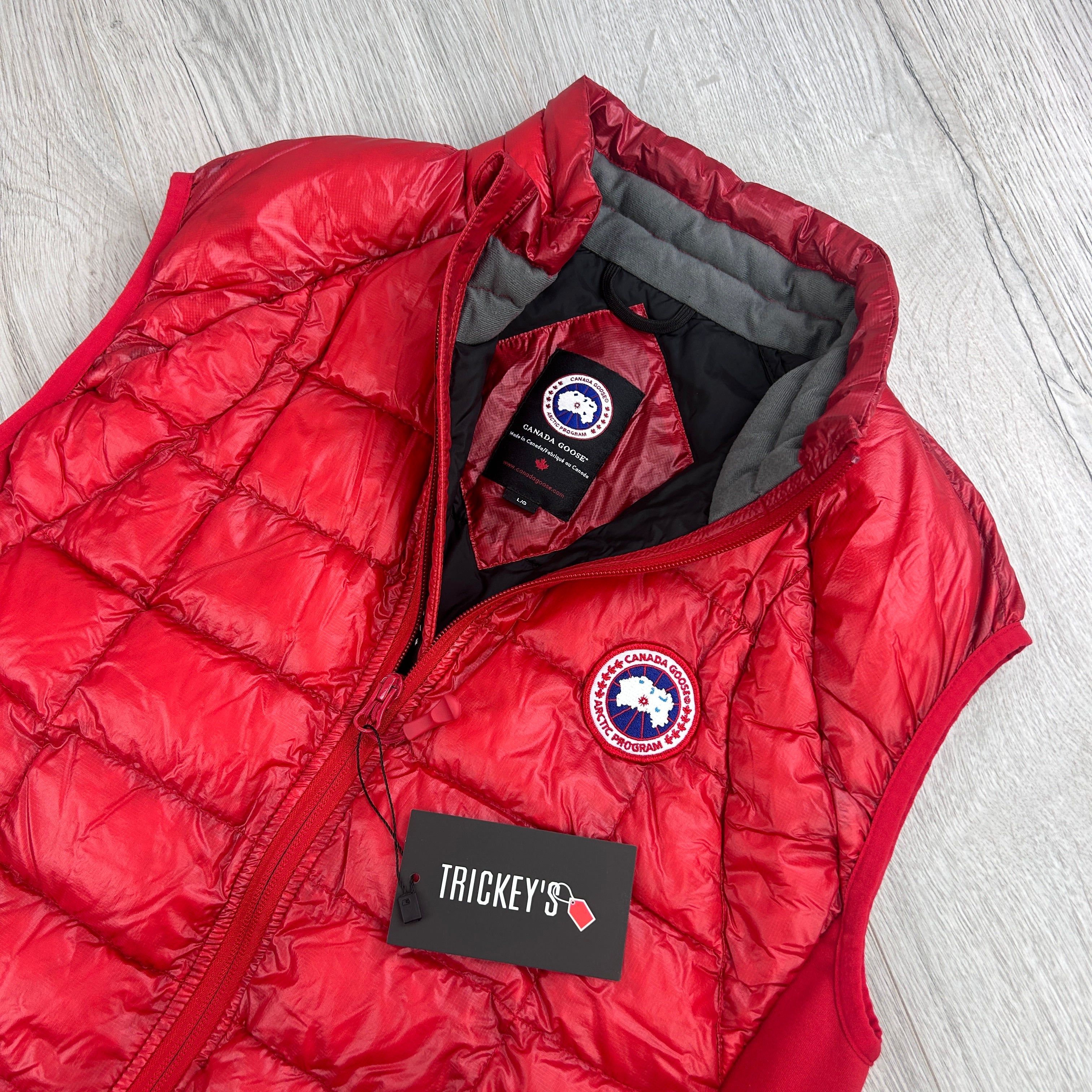 Mens red canada goose on sale gilet