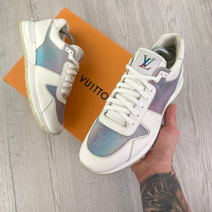 Louis Vuitton Men’s White Run Away Trainers - Uk 7.5