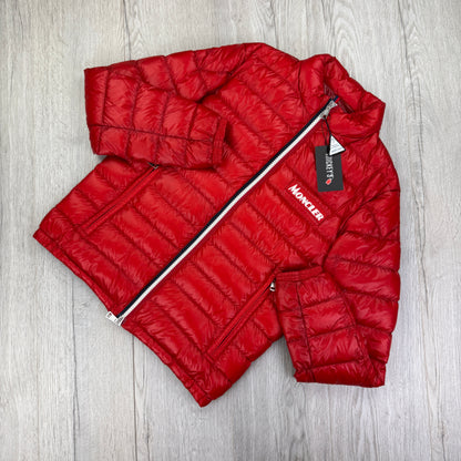 Moncler Men’s Red Petichet Down Jacket - Size 2