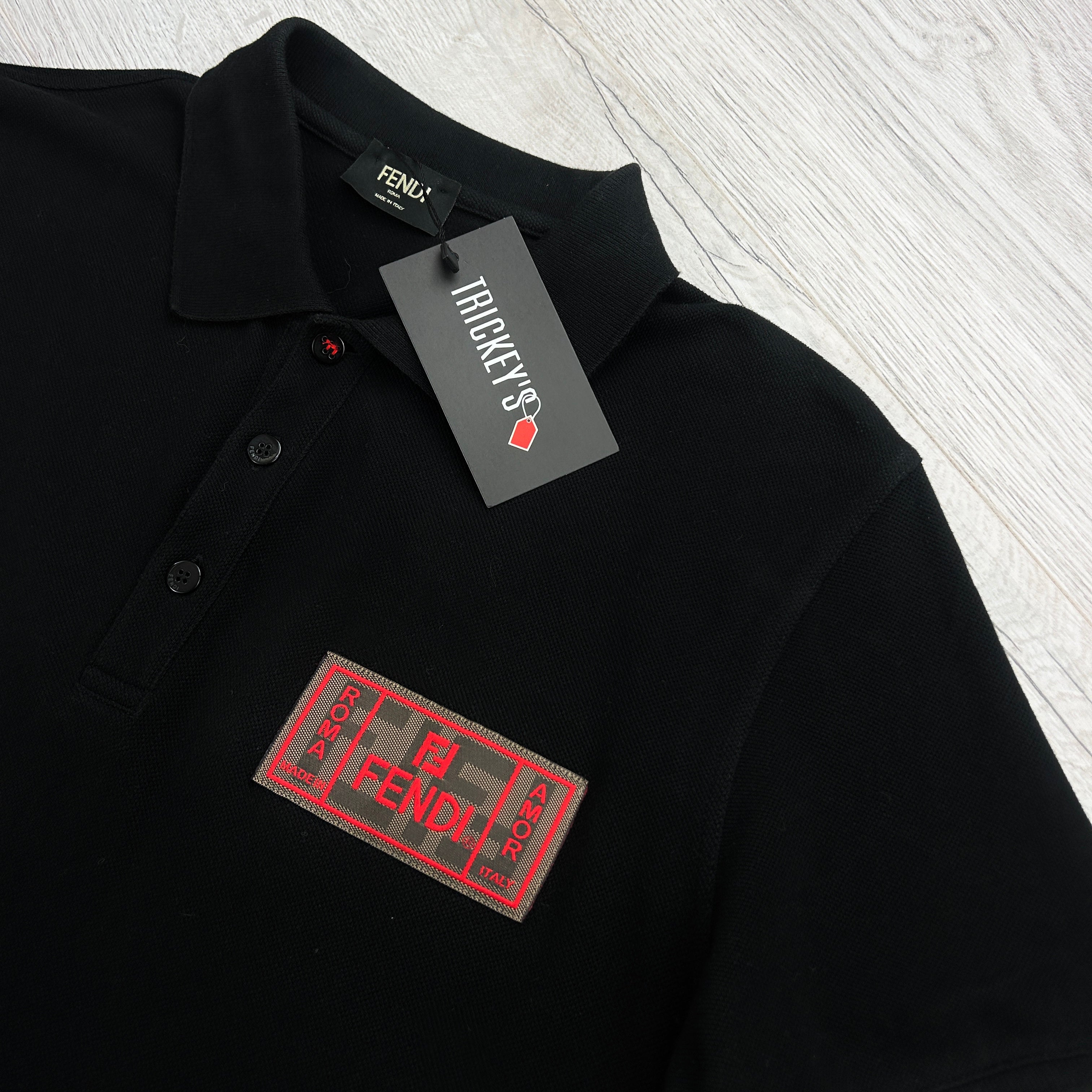 Fendi men's outlet polo shirt