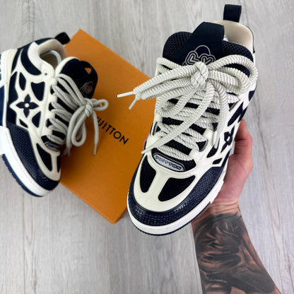 Louis Vuitton Men’s Navy & White Skate Trainers - Uk 6.5 (Fit Uk 7.5)