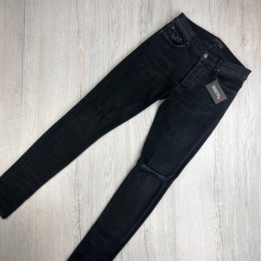 Amiri Men’s Black Ripped Jeans - Uk 32