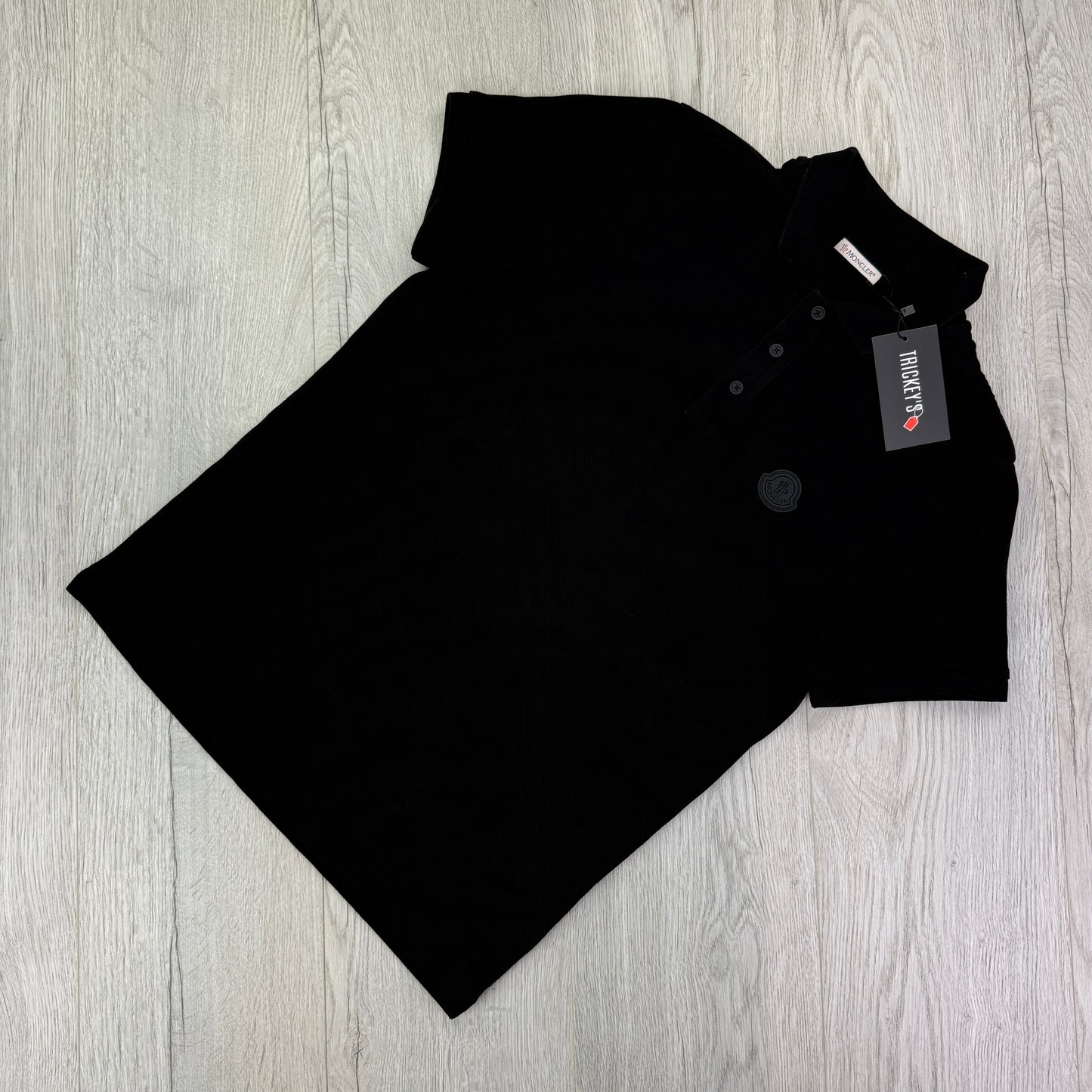 Moncler Men’s Black Badge Polo - Small