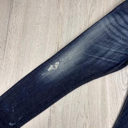 Dsquared2 Men’s Blue Distressed Skater Jeans - 46 (Uk 30)