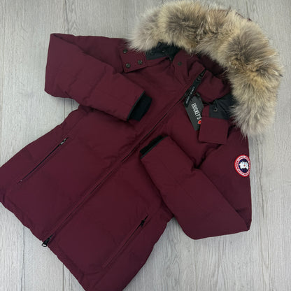 Canada Goose Women’s Burgundy Chelsea Parker Jacket - Small