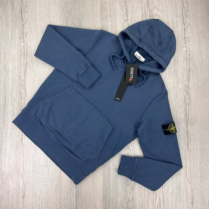 Stone Island Men’s Blue Pullover Hoodie