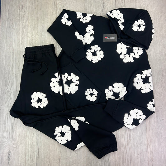 Denim Tears Black & White Full Tracksuit